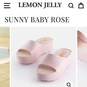 Lemon Jelly slides/ slippers